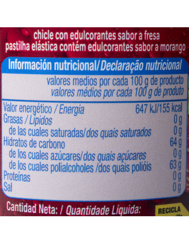 Caja de 6 Botes con 70 Chicles con...