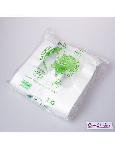 Paquete de 100 Bolsas de Camiseta 30x40