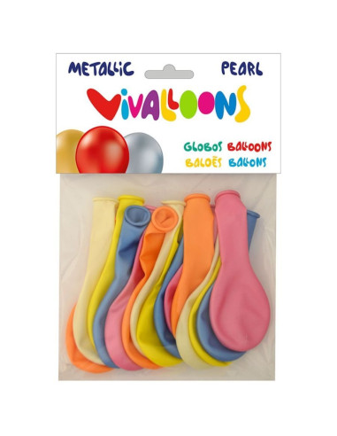 Vivallons 15 Globos Perlados Metalicos