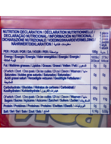 Bolsa 24 BonBonBum Sabor a Fresa con...