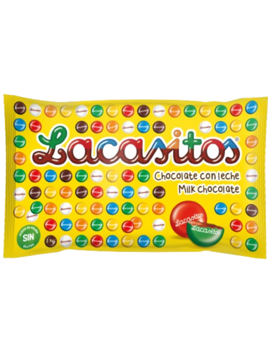 Bolsa 1kg Lacasito Surtido de Colores. 