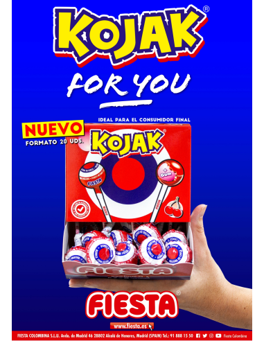 Caja Kojak Cereza 20 Unidades de 15...