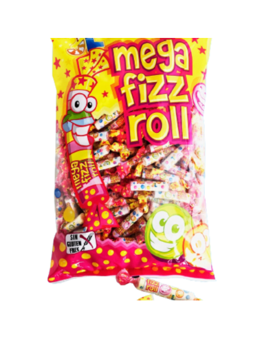 Bolsa 200 Caramelos Mega FizzRoll (9...