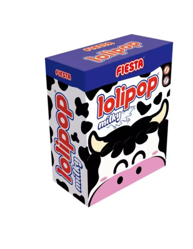 Caja Lolipop de 100 Unidades de Milky