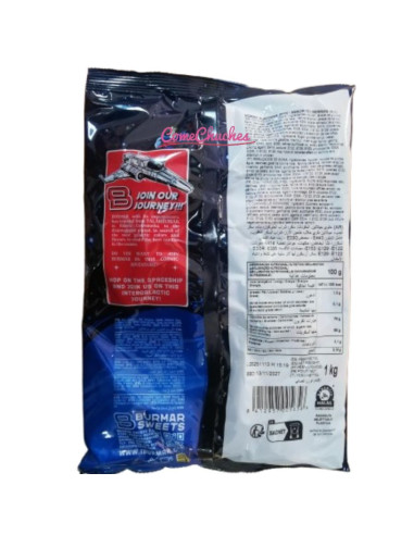 Burmar 1Kg Gominola Moras Rojas y Negras