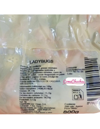 Disgo Mariquitas 800 Gramos Ladybugs