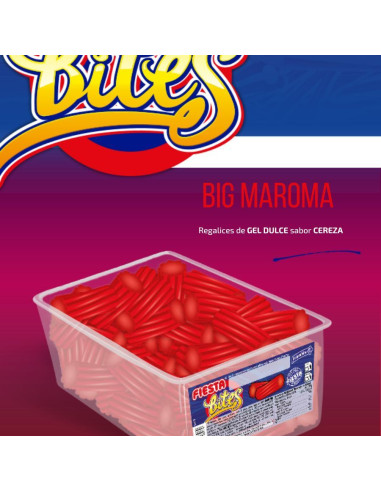 Bites Big 125 Unidades Maroma Cereza
