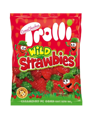 Bolsa 100Grx16Unidades Strawbies(Fresas)