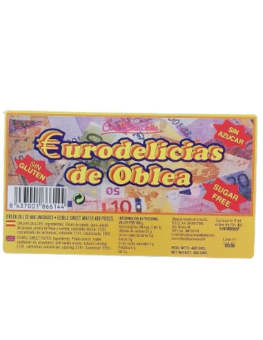 Euro-Delicias de Oblea 400 Unidades
