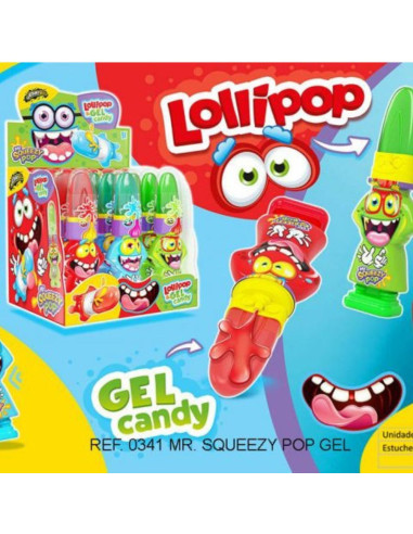 Johny Bee Mr Squeezy  Pop 12 Unidades...