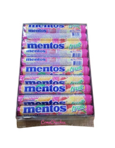 Mentos Frutas 20 Unidades